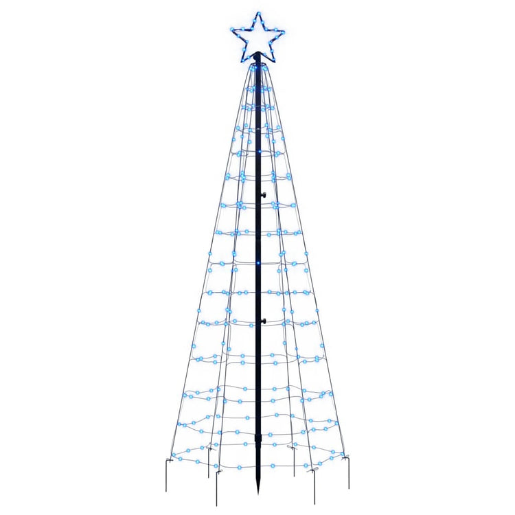 Illuminazione Albero di Natale con Picchetti 220LED Blu 180cm 358103