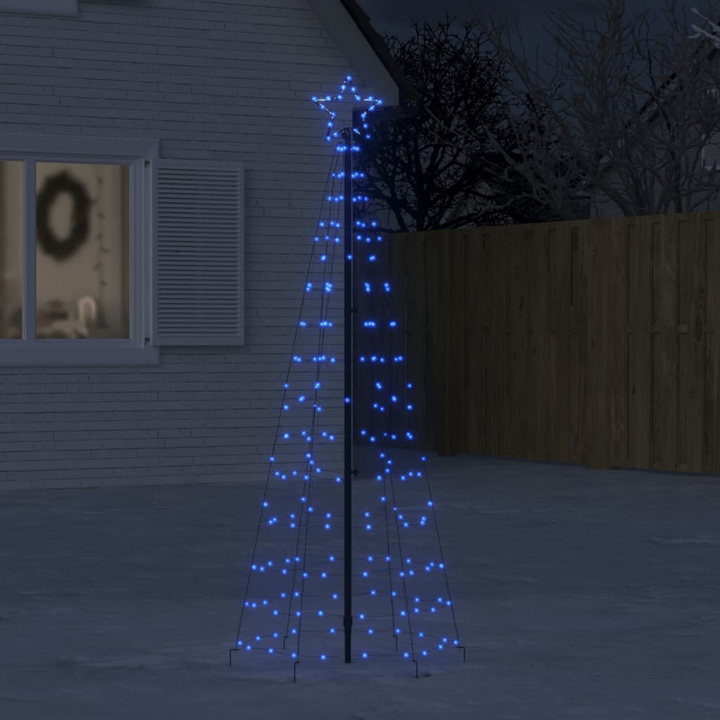 Illuminazione Albero di Natale con Picchetti 220LED Blu 180cm 358103