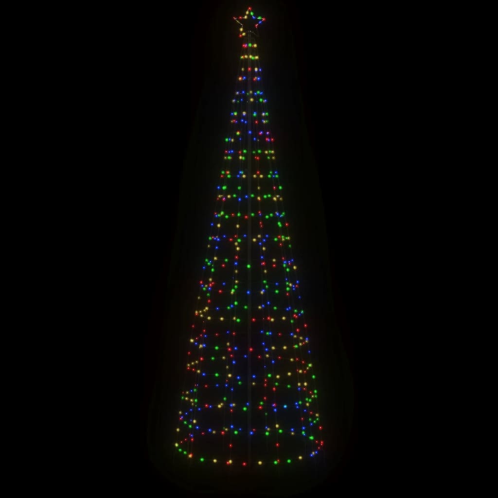 Illuminazione Albero di Natale Picchetti 570LED Colorato 300cm 358106