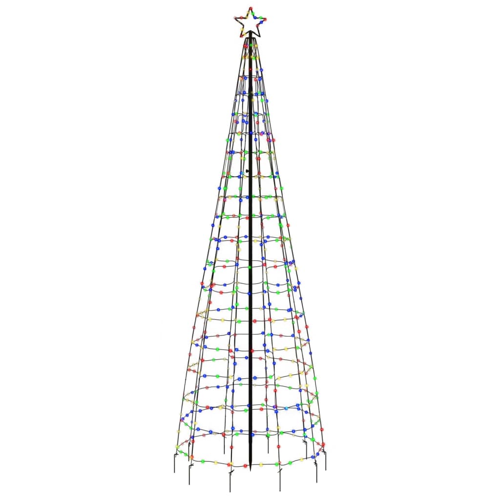 Illuminazione Albero di Natale Picchetti 570LED Colorato 300cm 358106