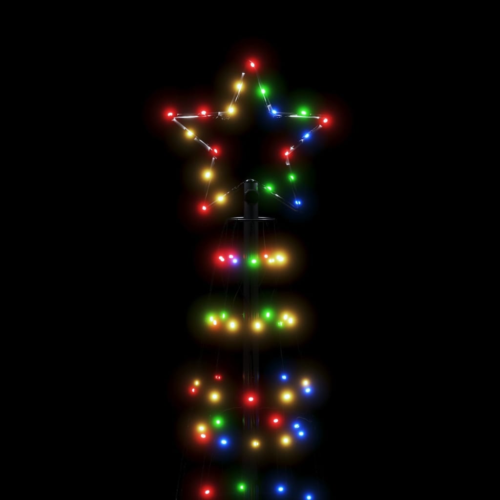 Illuminazione Albero di Natale Picchetti 570LED Colorato 300cm 358106