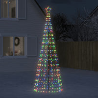 Illuminazione Albero di Natale Picchetti 570LED Colorato 300cm 358106