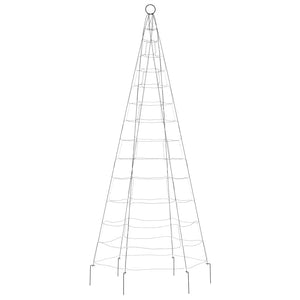 Luce Albero di Natale su Pennone 200LED Bianco Caldo 180cm 358108