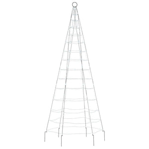 Luce Albero di Natale su Pennone 200LED Bianco Freddo 180cm 358109