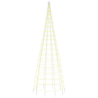 Luce Albero di Natale su Pennone 550LED Bianco Caldo 300cm 358112