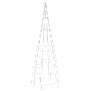 Luce Albero di Natale su Pennone 550LED Bianco Freddo 300cm 358113