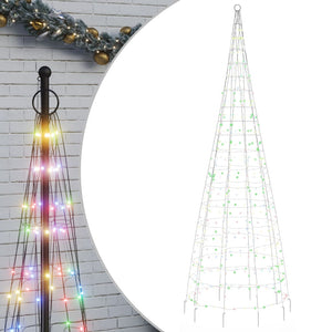 Illuminazione Albero di Natale su Pennone 550LED Colorato 300cmcod mxl 83424