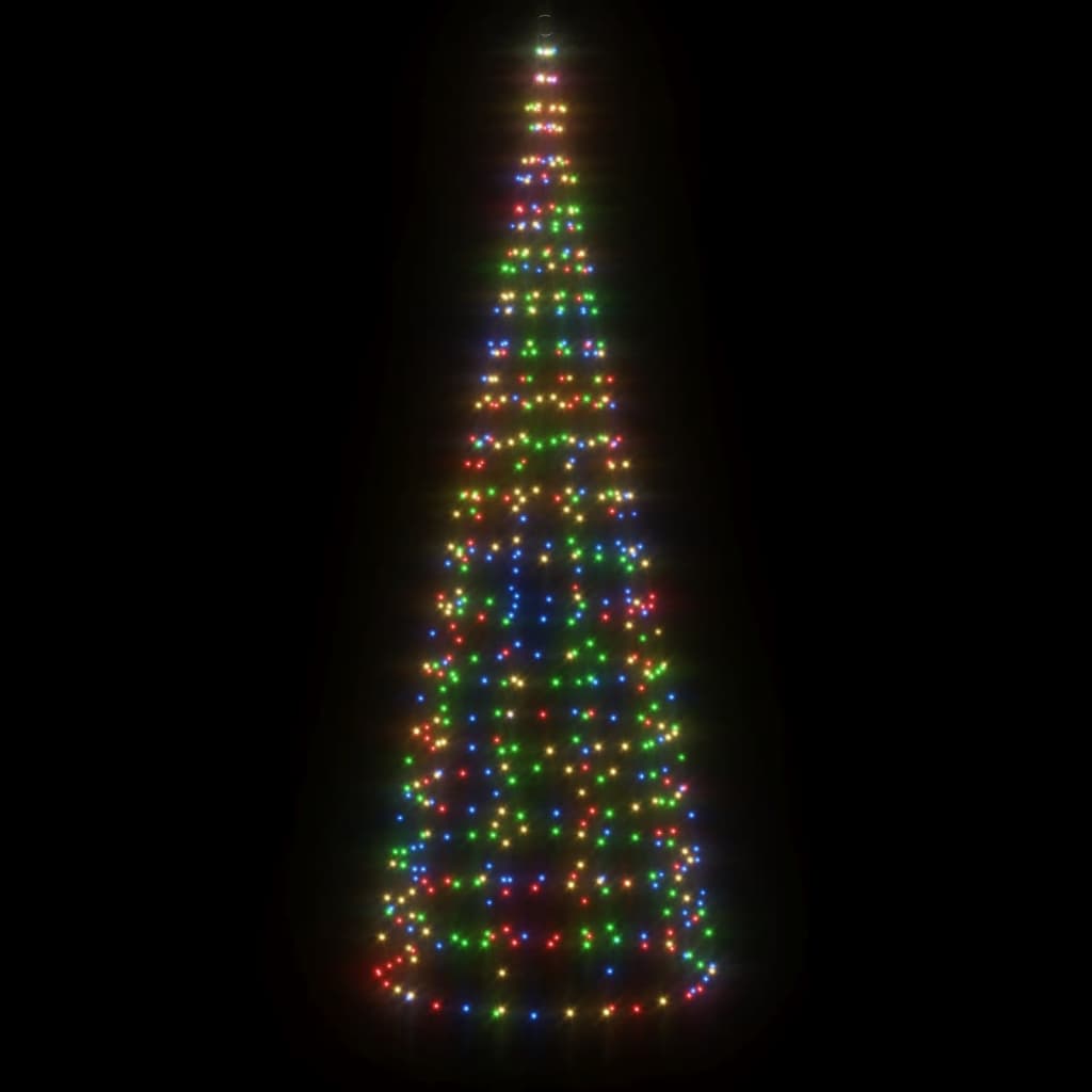 Illuminazione Albero di Natale su Pennone 550LED Colorato 300cmcod mxl 83424