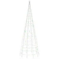 Illuminazione Albero di Natale su Pennone 550LED Colorato 300cm 358114