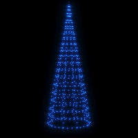 Illuminazione Albero di Natale su Pennone 550LED Blu 300cm 358115