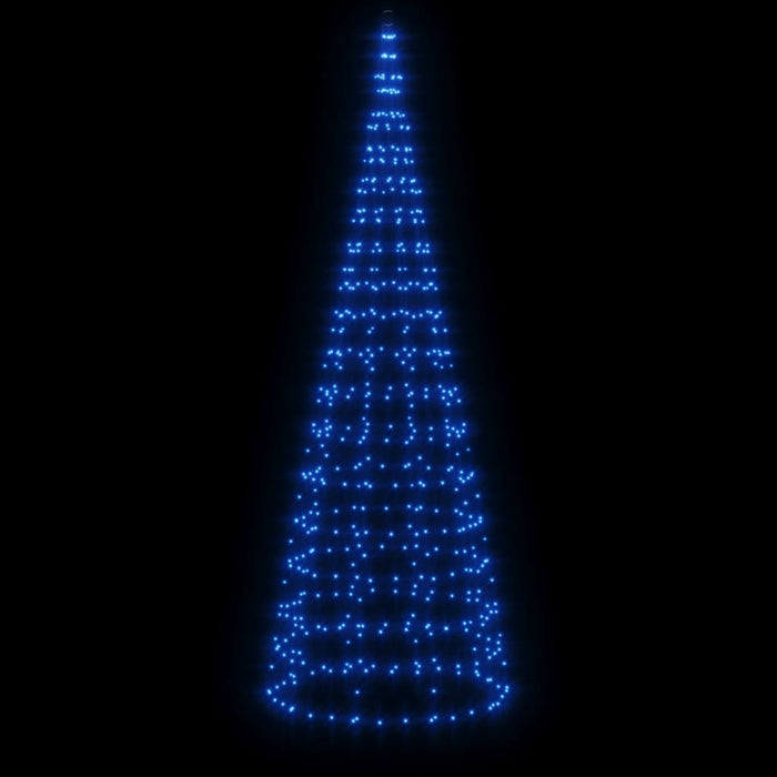 Illuminazione Albero di Natale su Pennone 550LED Blu 300cm 358115