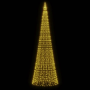 Luce Albero di Natale su Pennone 1534LED Bianco Caldo 500cm 358116