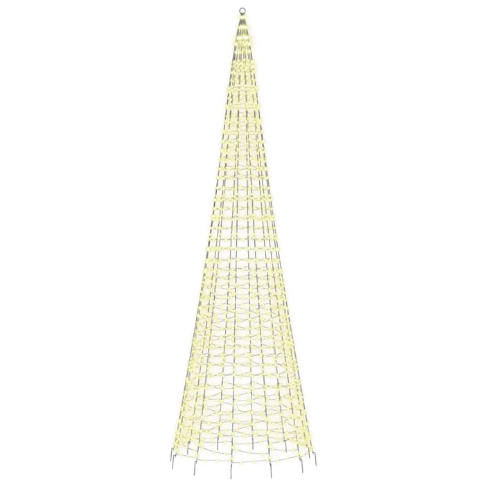 Luce Albero di Natale su Pennone 1534LED Bianco Caldo 500cm 358116