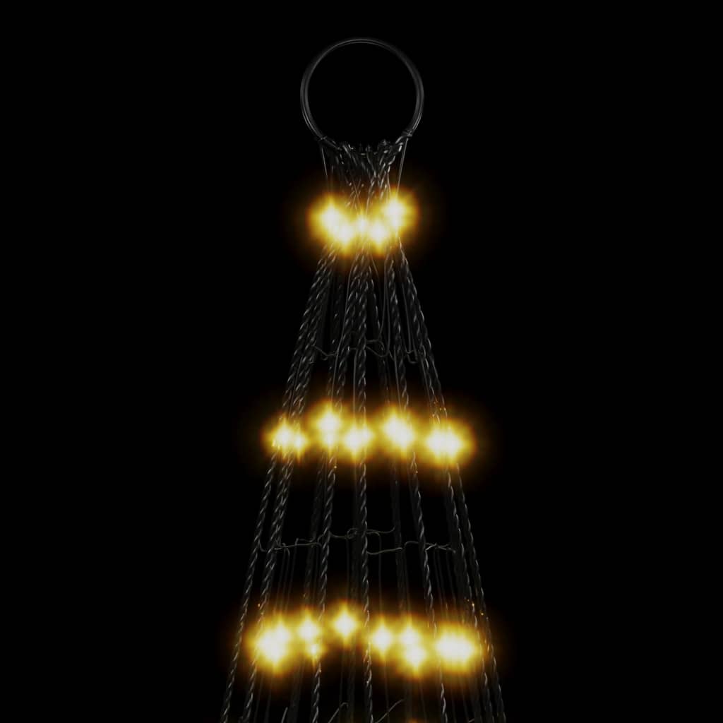 Luce Albero di Natale su Pennone 1534LED Bianco Caldo 500cm 358116