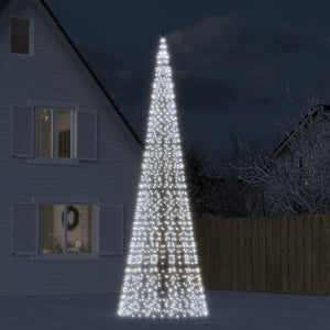 Luce Albero di Natale su Pennone 1534LED Bianco Freddo 500cmcod mxl 107365