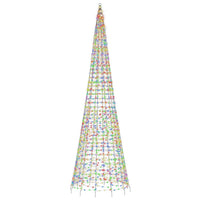 Illuminazione Albero Natale su Pennone 1534LED Colorato 500cm 358118