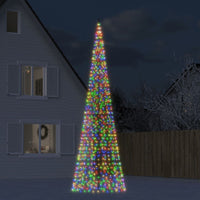 Illuminazione Albero Natale su Pennone 1534LED Colorato 500cm 358118