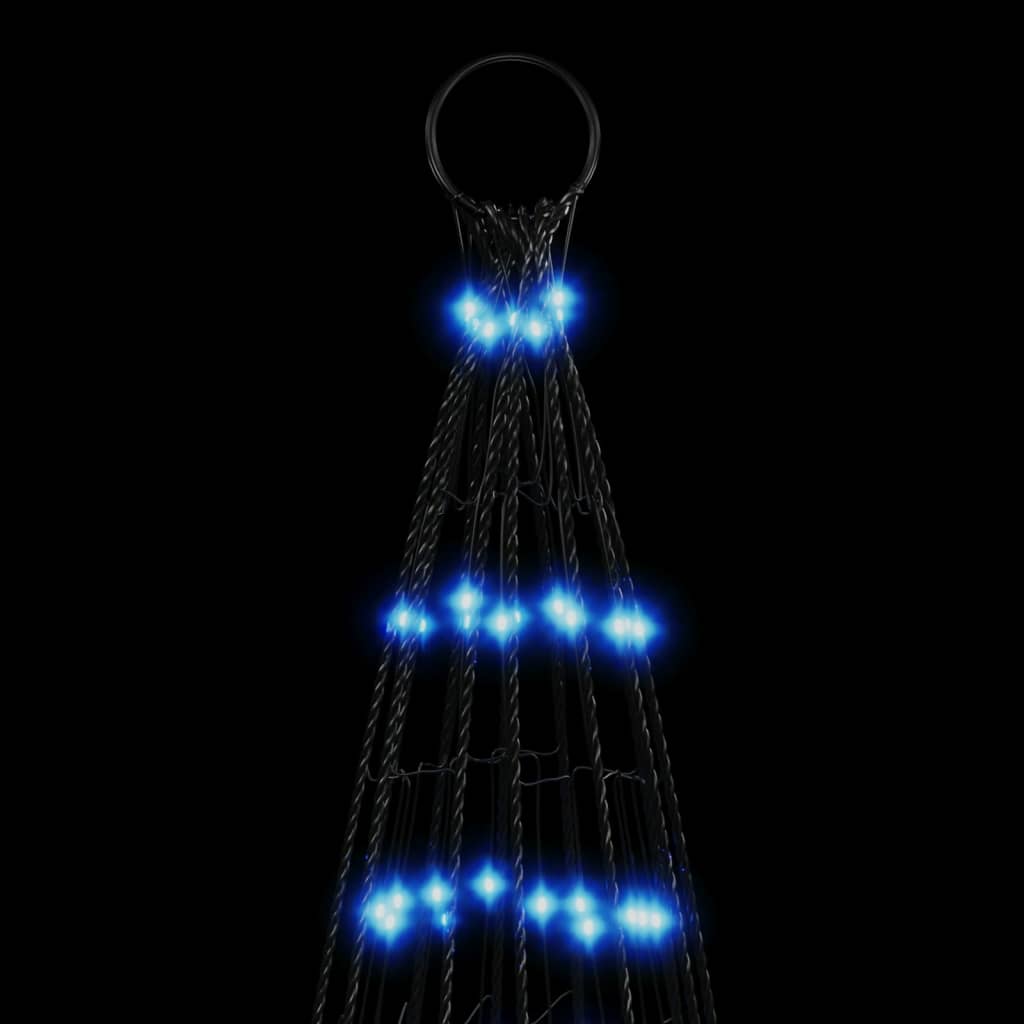 Illuminazione Albero di Natale su Pennone 1534LED Blu 500cm 358119