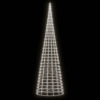 Luce Albero di Natale su Pennone 3000LED Bianco Freddo 800cm 358121