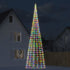 Illuminazione Albero Natale su Pennone 3000LED Colorato 800cmcod mxl 107372