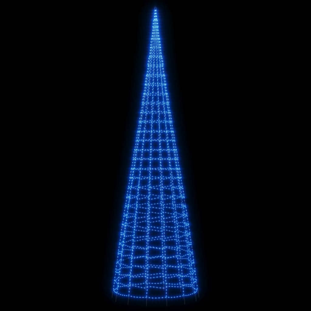 Illuminazione Albero di Natale su Pennone 3000LED Blu 800cmcod mxl 83432