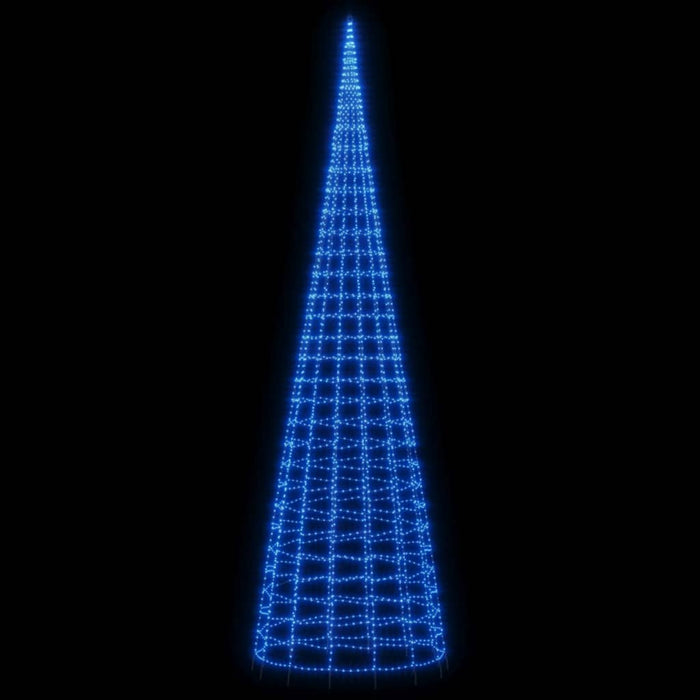 Illuminazione Albero di Natale su Pennone 3000LED Blu 800cmcod mxl 83432