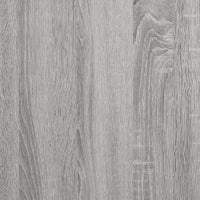 Mensole Parete 2pz Grigio Sonoma 80x15x15,5cm Legno Multistrato 836331