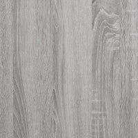 Mensole Parete 2pz Grigio Sonoma 80x25x25,5cm Legno Multistrato 836341