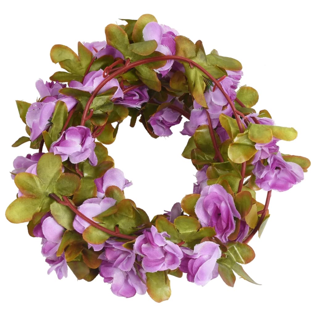 Ghirlande Fiori Artificiali 6 pz Viola Chiaro 250cmcod mxl 82781