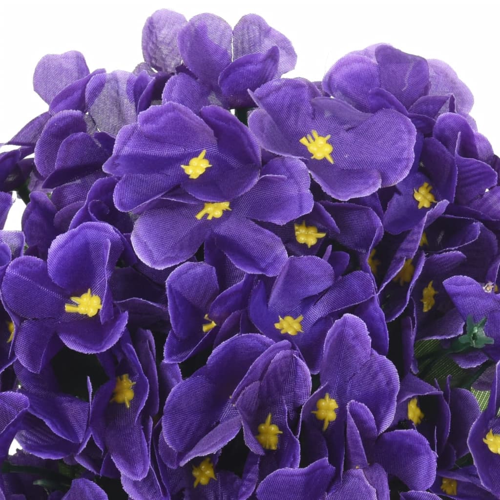 Ghirlande Fiori Artificiali 3 pz Viola Scuro 85 cm 359049