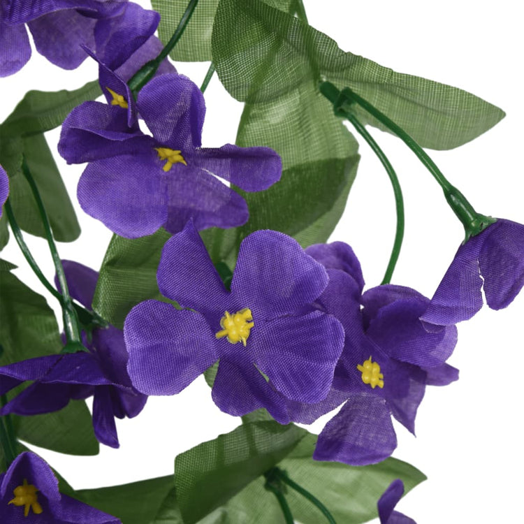 Ghirlande Fiori Artificiali 3 pz Viola Scuro 85cm 359049