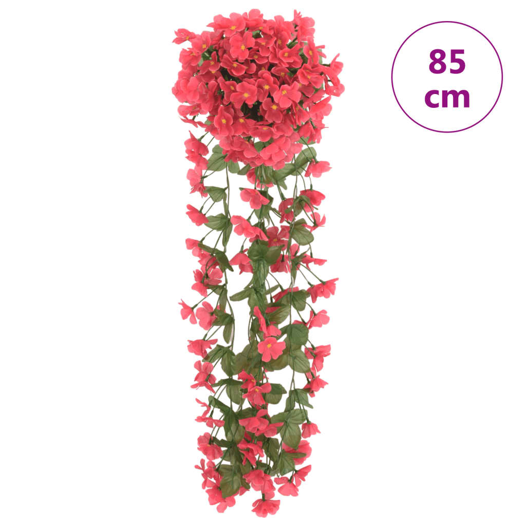 Ghirlande Fiori Artificiali 3 pz Rosa 85cm 359051