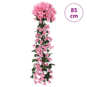 Ghirlande Fiori Artificiali 3 pz Rosa 85cm 359052