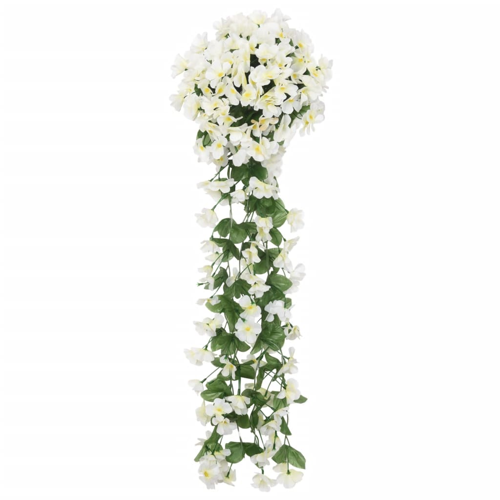 Ghirlande Fiori Artificiali 3 pz Bianco 85cm 359054