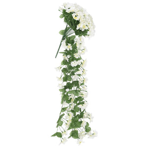 Ghirlande Fiori Artificiali 3 pz Bianco 85cm 359054