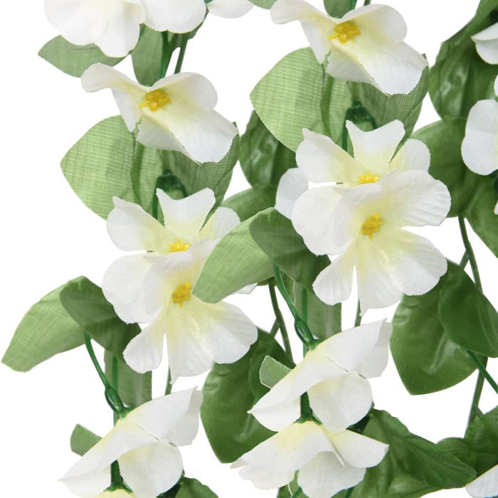 Ghirlande Fiori Artificiali 3 pz Bianco 85cm 359054