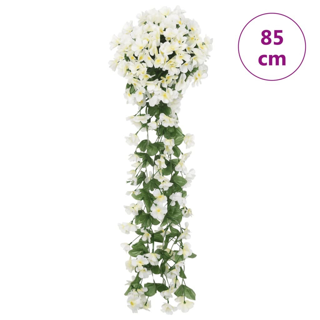 Ghirlande Fiori Artificiali 3 pz Bianco 85cm 359054