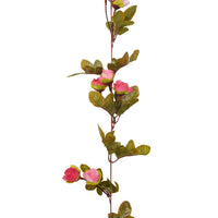 Ghirlande Fiori Artificiali 6 pz Rosato 215cm 359061