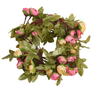 Ghirlande Fiori Artificiali 6 pz Rosa 215cmcod mxl 82788