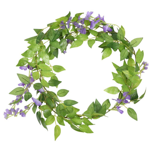 Ghirlande Fiori Artificiali 6 pz Viola 200cm 359072