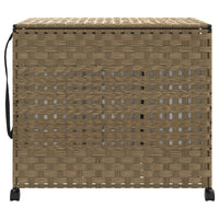 Cesto Portabiancheria con Ruote 66x35x60 cm Rattan 372044