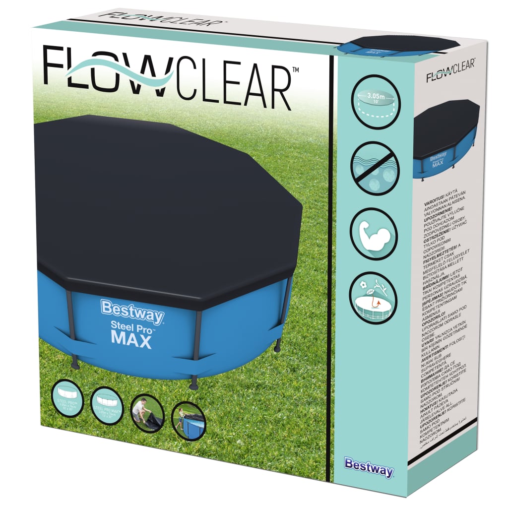 Bestway Copertura per Piscina Flowclear 305 cm 3202466