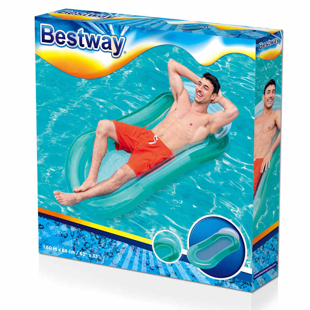 Bestway Lettino Gonfiabile da Piscina Aqua Lounge 3202498