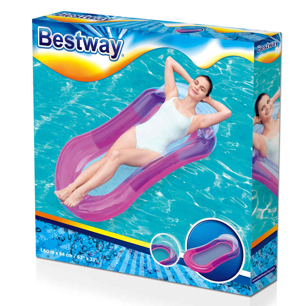 Bestway Lettino Gonfiabile da Piscina Aqua Lounge 3202498