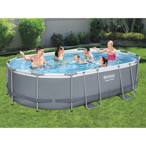 Bestway Set Piscina Ovale Power Steel 488x305x107 cmcod mxl 69861