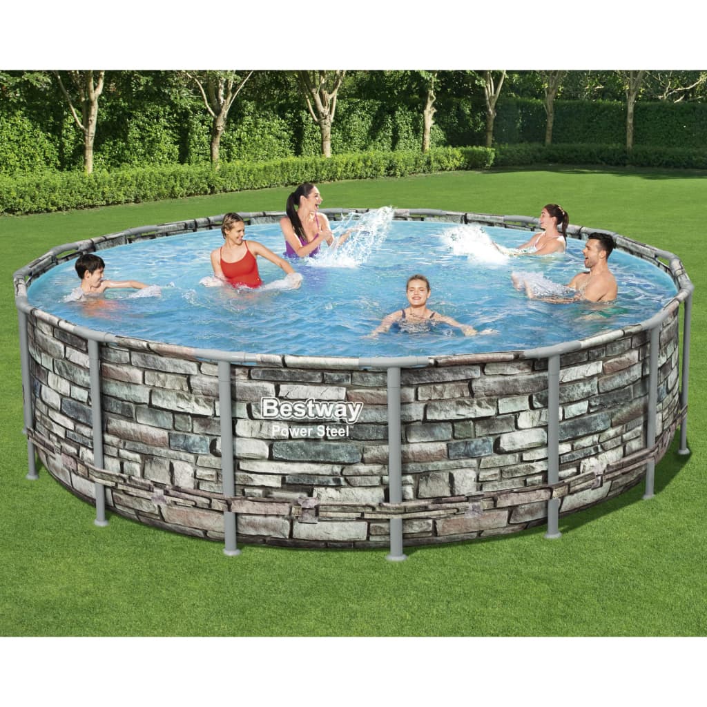 Bestway Set Piscina Power Steel 488x122 cmcod mxl 93900