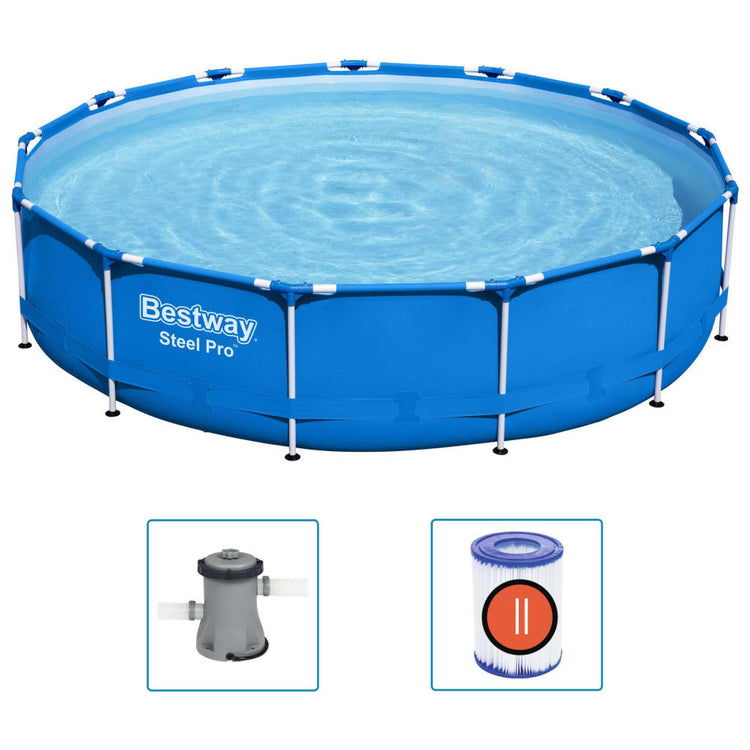 Bestway Telaio Piscina Steel Pro 396x84 cm