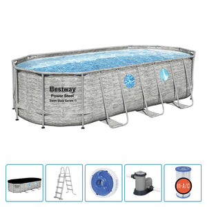 Bestway Set Piscina Power Steel Swim Vista Series 549x274x122 cmcod mxl 117835