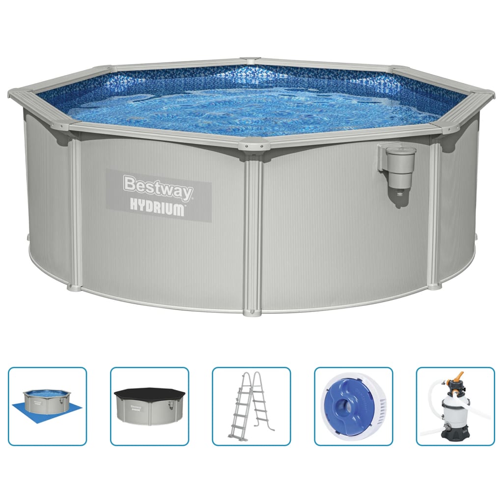 Bestway Telaio Piscina Fuori Terra Rotonda Hydrium 360x120 cm 3202680