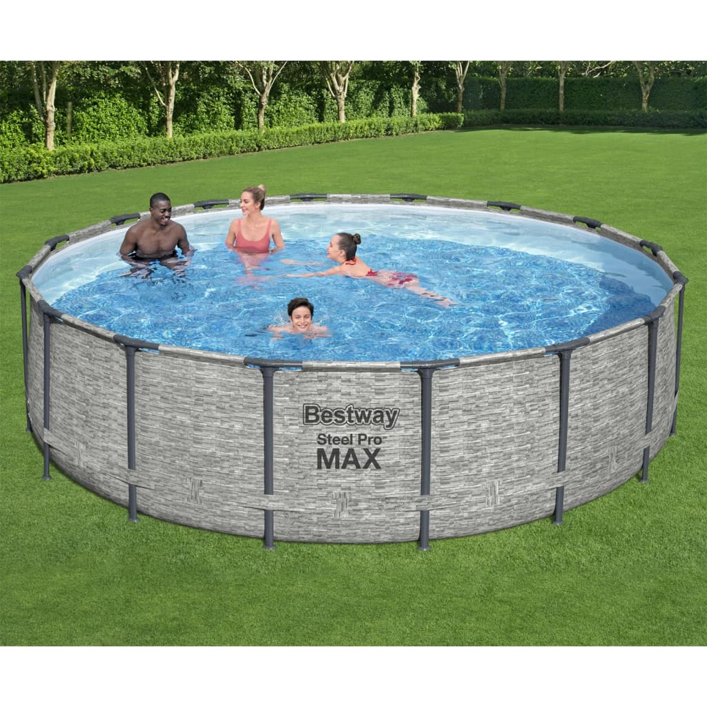 Bestway Piscina Rotonda Power Steel 488x122 cmcod mxl 69623